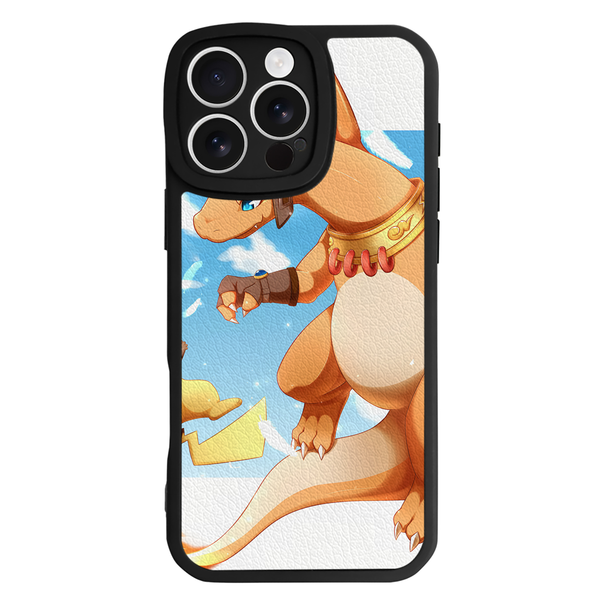 （画像用） ポケットモンスター Pokémon 【iPhone 16シリーズ対応】シリコンスマホケース（レザー調） 材質：シリコン